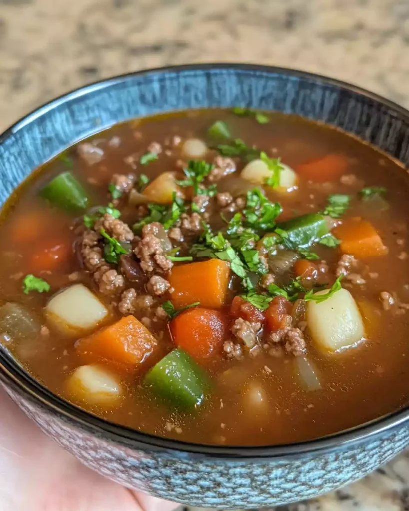 chipotle ground beef soup