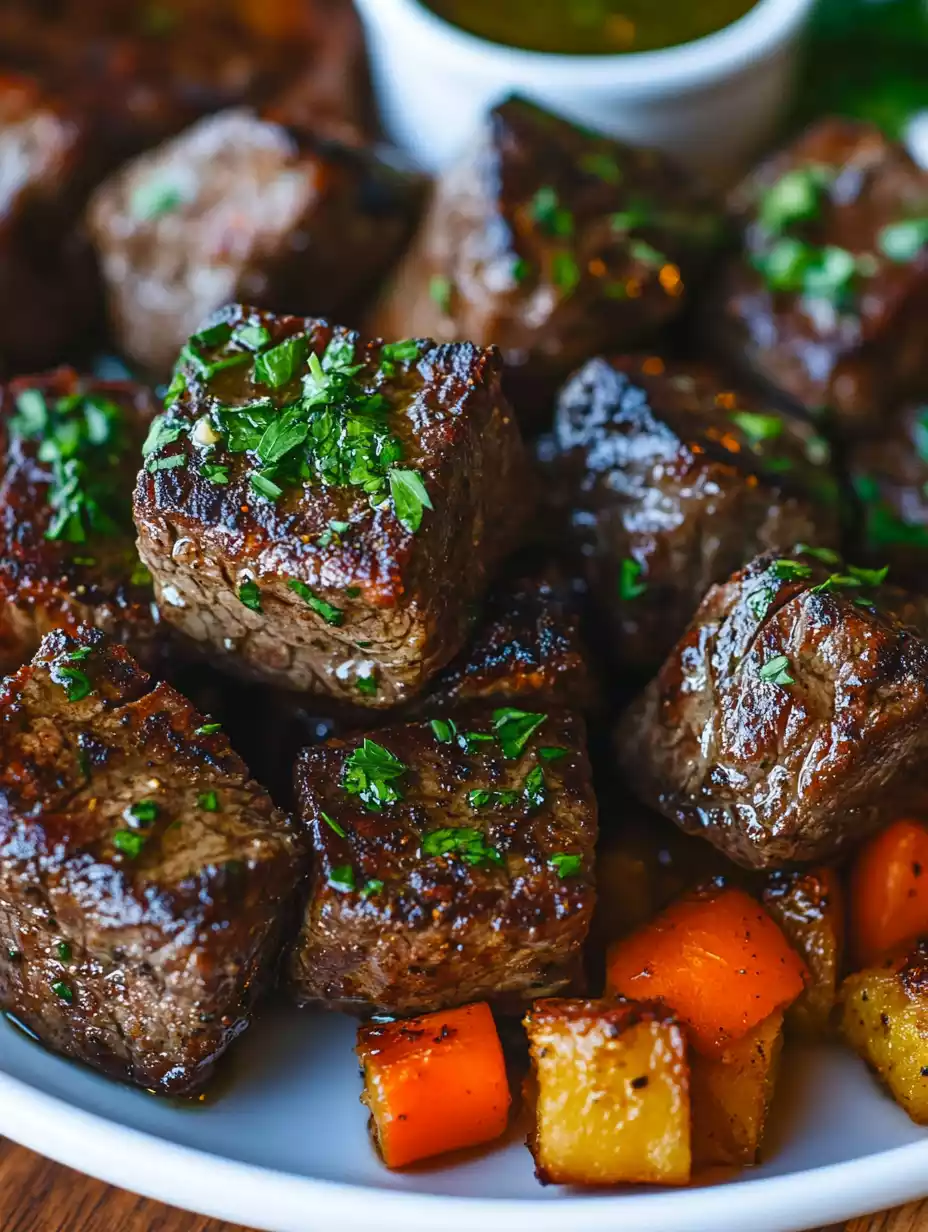 garlic butter steak bites1