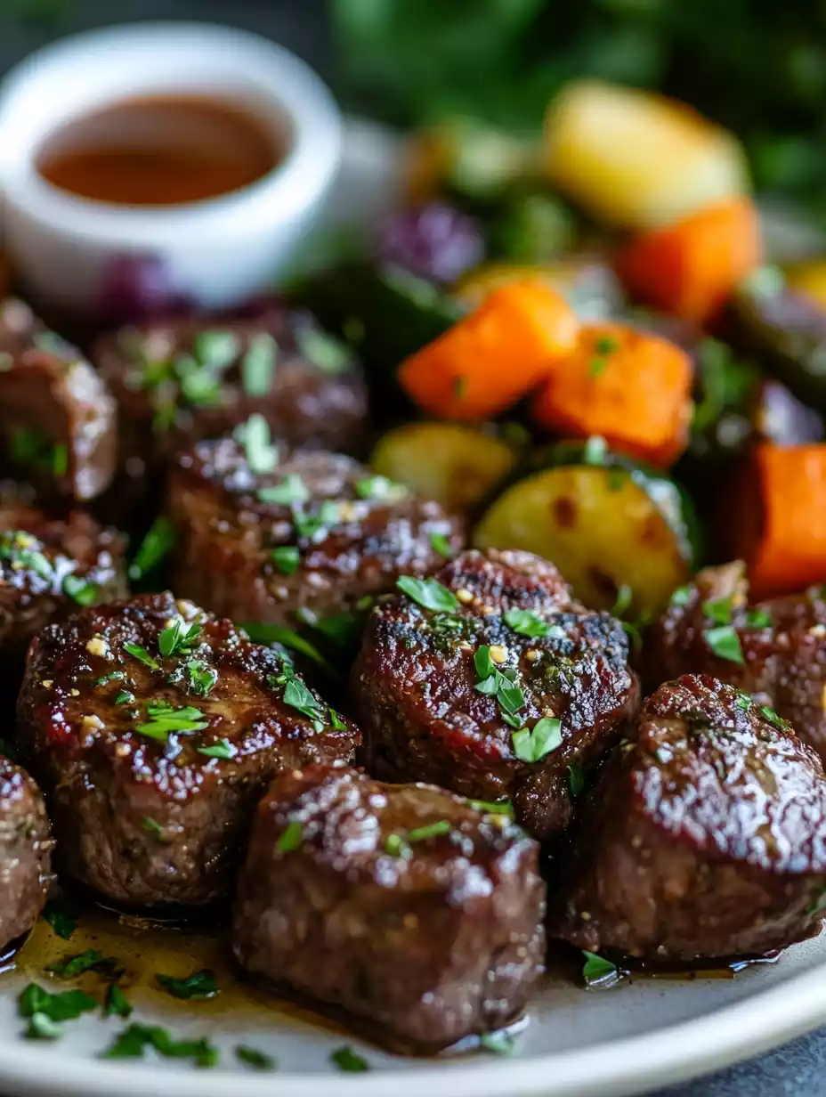 garlic butter steak bites